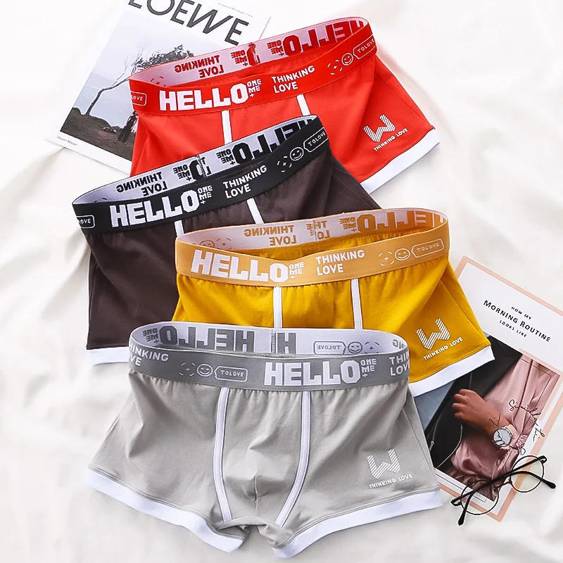 Description Picture 4 of itemMen Panties Cotton BoxerShorts Man Underwear Mens Boxers Breathable U Convex Male Underpants Sexy Plus Size cuecas calzoncillos