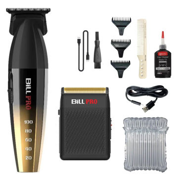 Bill PRO Professional Trimmer Shaver 8000RPM Cordless Hair Clipper Barber Shop Carving For Tools Hairdresser 2PC Set BL800 BL400