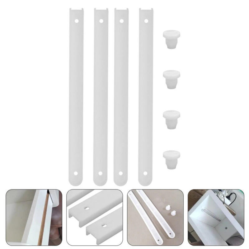 Description Picture 5 of item4pcs Cabinet Slides Furniture Guiding Silence Closing Slide Accessories Slide Replacement White House Hardware