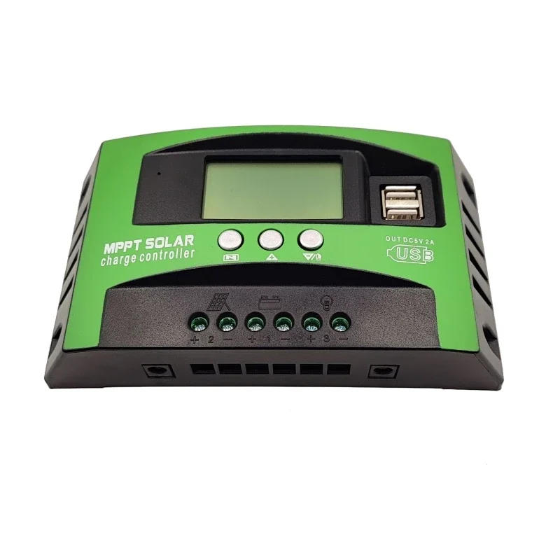 Description Picture 5 of item30/40/50/60/80/100A Solar Panel Controller 12V/24V Battery Charge Regulator Dual USB Photovoltaic Cell Panel Charger Regulator