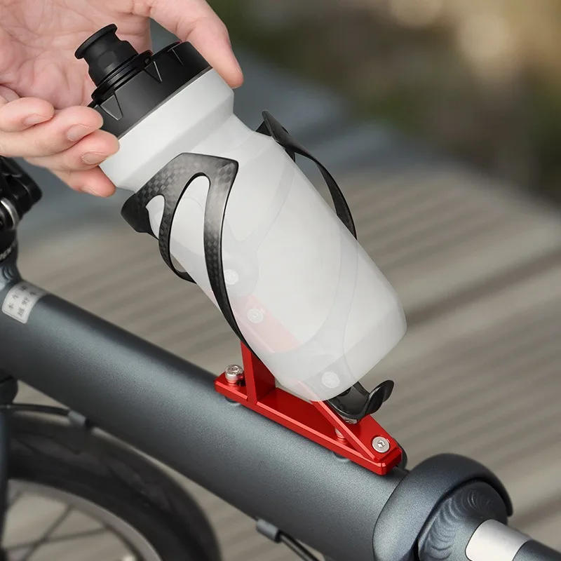 Description Picture 6 of itemBicycle Bottle Cage Adapter Single/Double Water Kettle Holder Bracket Lightweight Kettle Rack Expand Accessory for Folding Bike