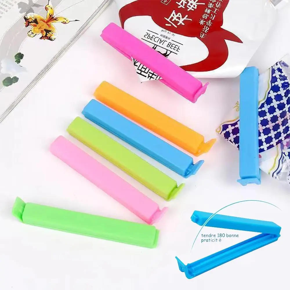 Description Picture 3 of item3-10PCS Bag Clips Snack Fresh Food Storage Bag Sealer Kitchen Tool accessories Mini Vacuum Sealer Clamp Food Bag Clips