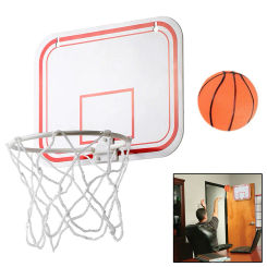 Kids Sports Toys Plastic Indoor Basketball Hoop Toy Mini Basketball Board Over Door Wall-Mount Kids Sport Basketball Indoor Game