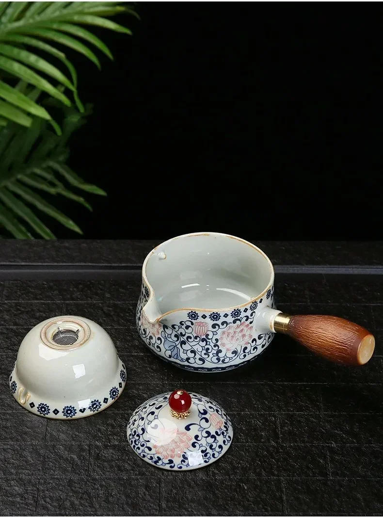 Description Picture 6 of item19 Styles Chinese Kung Fu Tea set Travel Tea set Ceramic Portable  Maker Infuser Teacup Cup for Tea