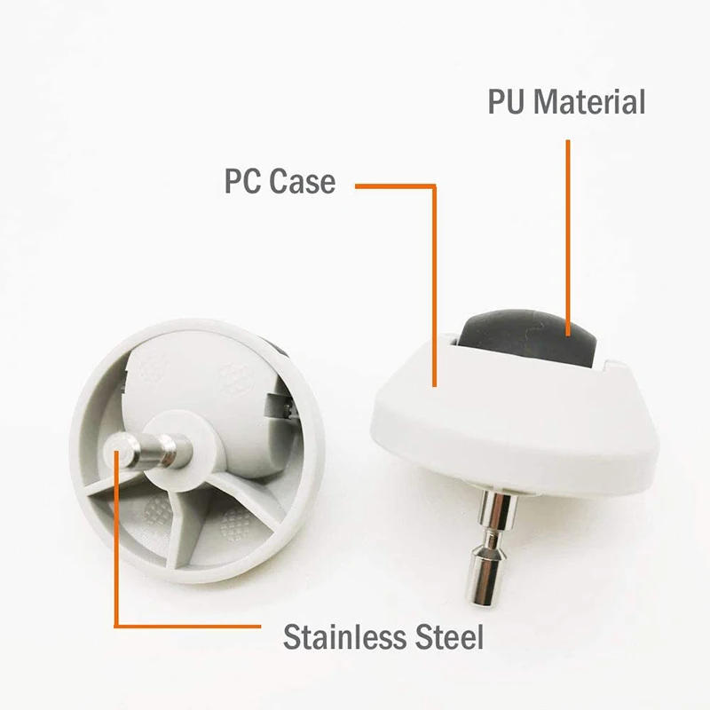 Description Picture 6 of itemOriginal Roborock S50 Caster Accessories For Roborock S50 S5 Max S6 Pure S7 MAXV Q7 Q5 S8 Vacuum Cleaner Front Wheel Spare Parts