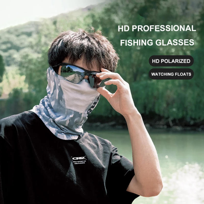 Description Picture 2 of itemVozapow Professional Polarized Fishing Glasses UV400 Anti-Glare Sunglasses Windproof TR90 Frame HD Lens Ellipse Boating Eyewears