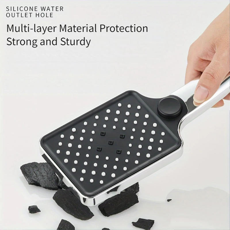 Description Picture 6 of itemRainfall Shower Head Large Flow Showerhead 3 Mode Adjustable High Pressure Water Saving Shower Mixer for Bathroom Accessories