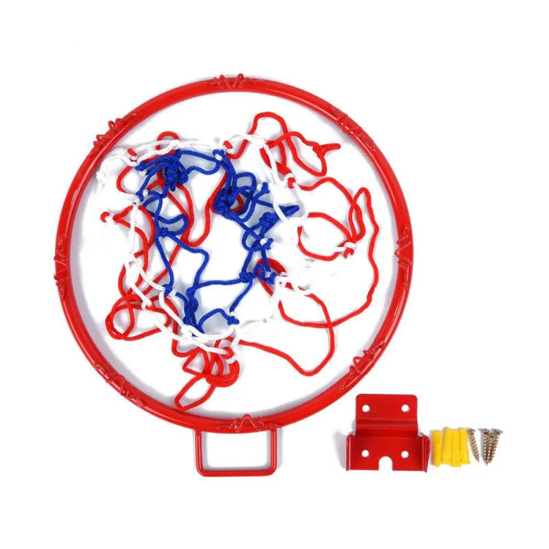 Description Picture 6 of item32cm Hanging Basketball Wall Mounted Goal Hoop Rim Net Sport Net Indoor And Outdoor Basketball Wall Hanging Basket Net