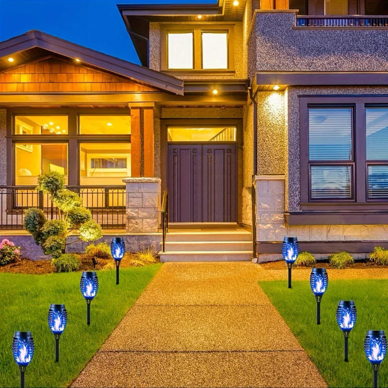 Description Picture 3 of itemOutdoor Solar Flame Light with Flashing Flame Waterproof Solar Flashlight Light for Garden Decor for Outdoor Landscape Decor