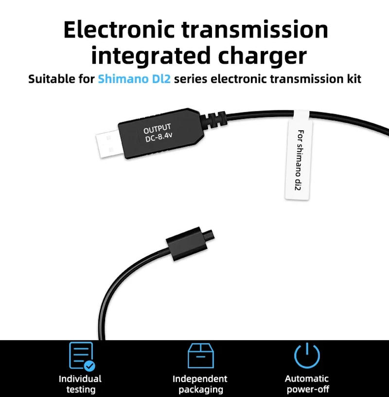 Description Picture 6 of itemFor Shimano Di2 Series Electronic Transmission Integrated Charging Cable Mountain Road Bike E-Variable Speed All-In-One Charger