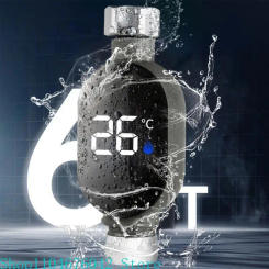 Shower Water Temperature Gauge Waterproof Household Water Thermometers Accurate Temperature Measurement Meter Enduring