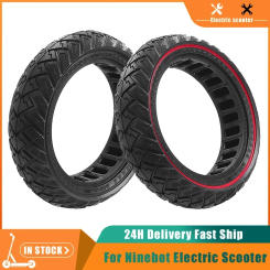 60/65-6.9 Off-road Solid Tires Wear-resistant for Ninebot Max G2 Electric Scooter G65 10inch Puncture Proof Tubeless Tyre