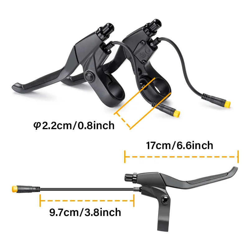 Description Picture 3 of itemE-Bike Brakes Levers WaterProof for Bafang BBS01 BBS02 BBSHD Mid Drive Motor EBike Conversion Kit with Power Shutdown Cable