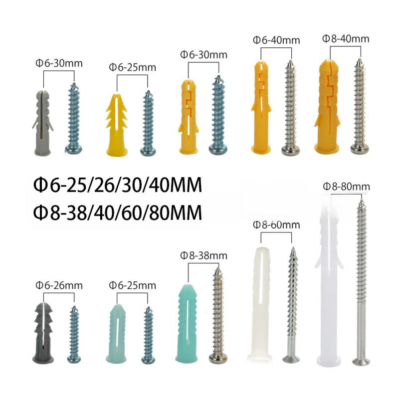 Description Picture 2 of item200pcs High Strength Self-tapping Screws Kit Wall Anchors And Screws For Drywall Fixing Hardware Tools Accessories