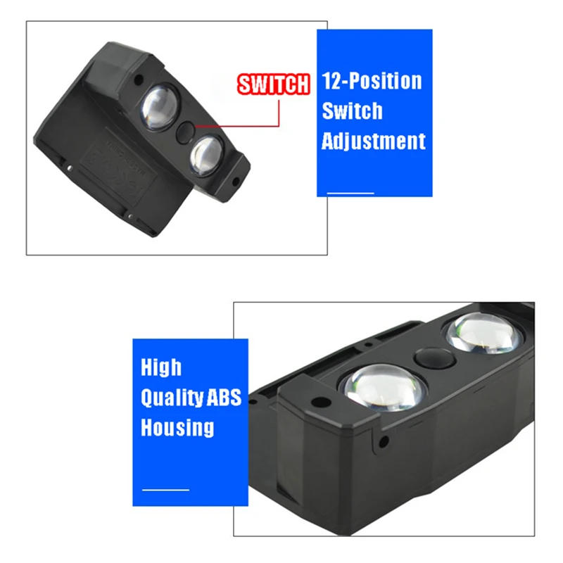 Description Picture 6 of item1/2/4/6 Pcs Solar Wall Light IP65 Waterproof LED Outdoor Spotlight Powered Decoration Porch illumination Fence Balcony Garden