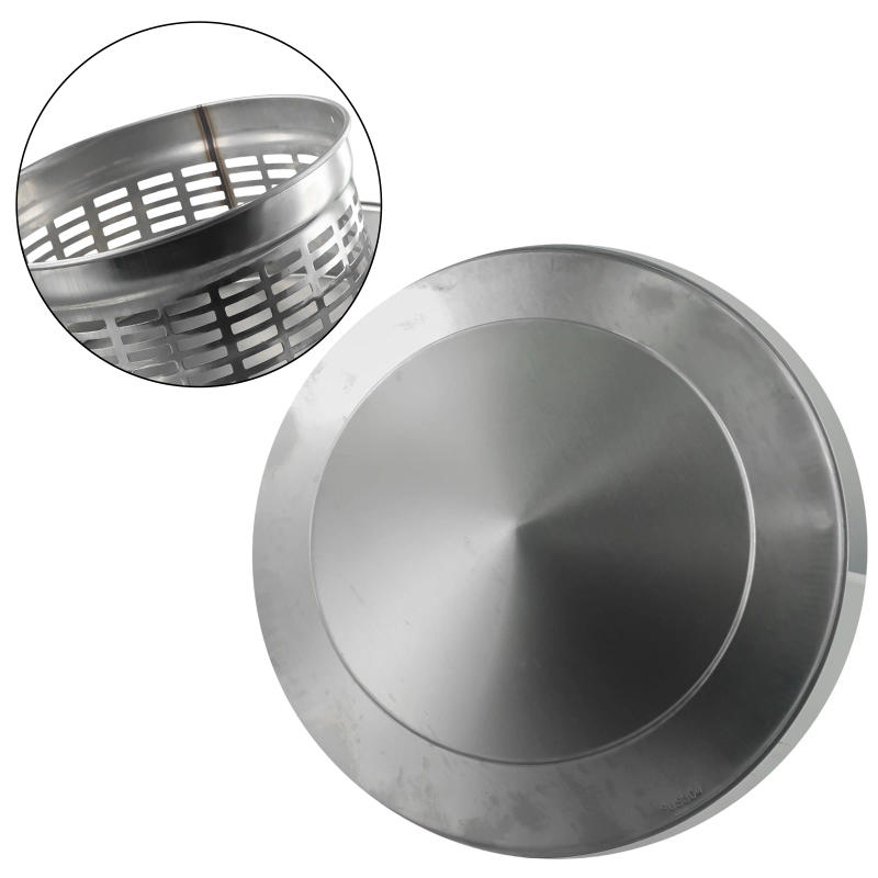 Description Picture 6 of item75/200mm Stainles Steel Chimney Cap For Exterior Wall Roof Pipe Exhaust Vent Chimney Exhaust Hood Silver Chimney Cover