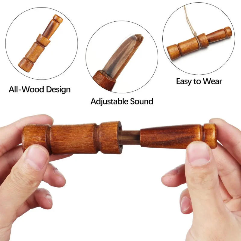 Description Picture 4 of itemWooden Whistle Whistle Lures for Hunting All Ducks Mallard Duck Commander to Call Duck Loud Outdoor Realistic Sound Duck Call