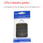 12Pcs Needle golden