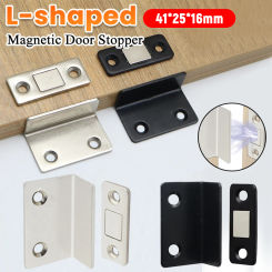 20-1set Magnetic Cabinet Catches Latches Adhesive Magnet Door Stop Closer Ultra-Thin Furniture Hardware Hidden Door Closer