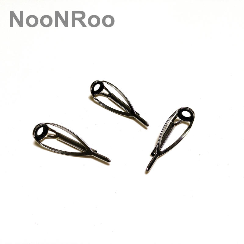 Description Picture 3 of item3PCS Fishing Rod MN Tip Top #6 /#8 Guide For Spinning and Casting DIY  Fishing Rod Building  Repair Silver Color NooNRoo