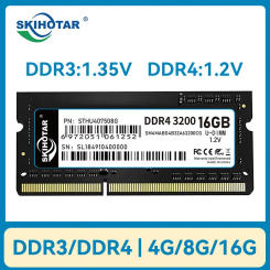 SKIHOTAR DDR3 DDR4 SoDimm Ram Notebook Memory Module DDR3 4GB 8GB 16GB 1333MHZ 1600MHZ 3200MHZ PC4 Memoria RAMS