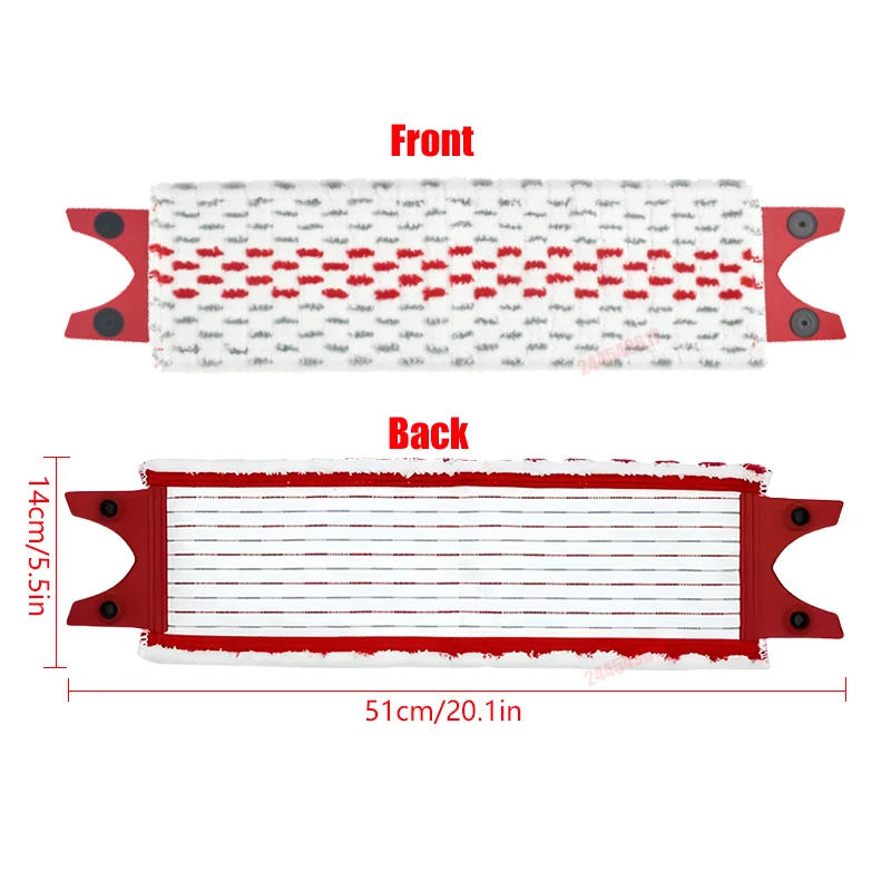 Description Picture 2 of itemXL Washable Mop Cloth Accessories For Vileda UltraMax Steam Cleaner Microfibre Floor Mop Pads Flat Quick Drying Machine Parts