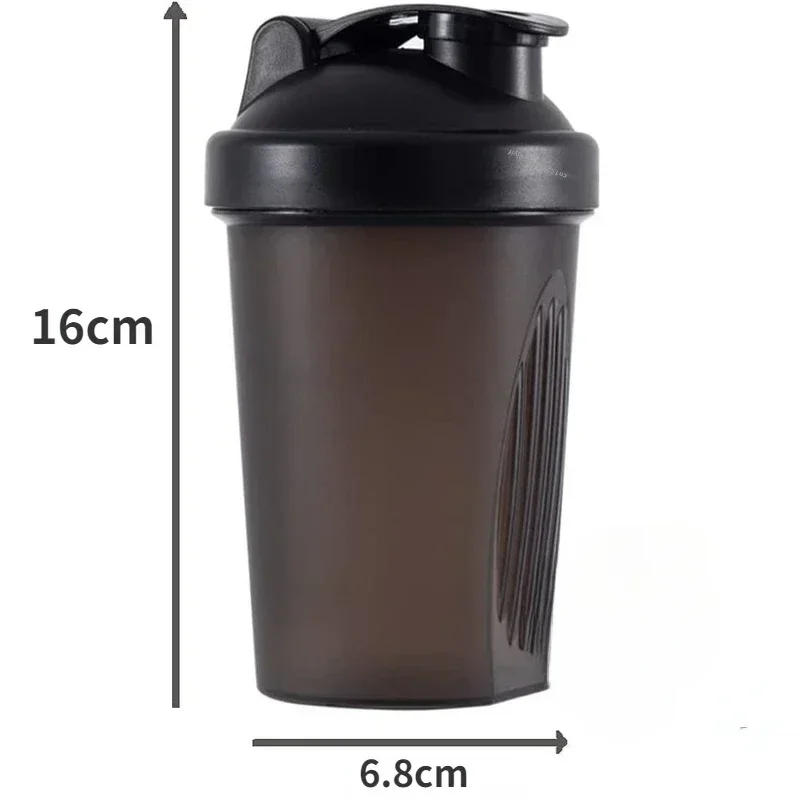 Description Picture 3 of item400ML Portable Protein Powder Shaker Bottle Leak Proof Water Bottle for Gym Fitness Training Sport Shaker Mixing Cup with Scale