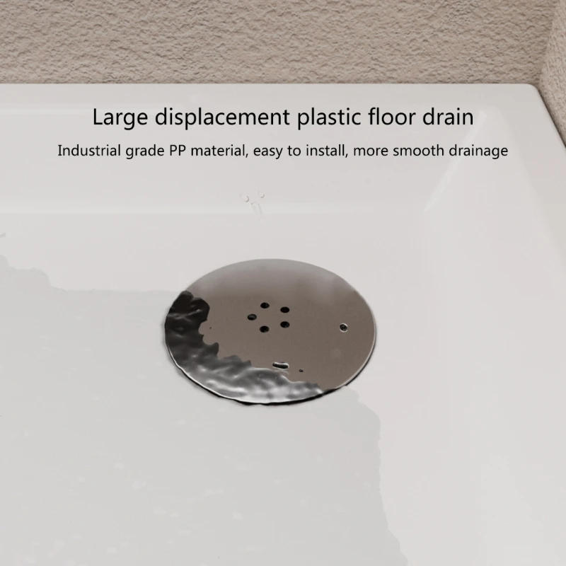 Description Picture 3 of itemBathroom Floor Drain Cover Deodorant Shower Trap Cover Universal Shower Plughole Cover Removable Waste Trap Cover