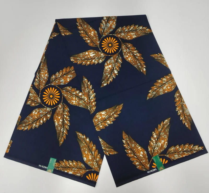 Description Picture 2 of itemNew Designs Ankara Fabric 100% Cotton Tissu Pagne Africaine Pagne Wax Africain Ankara Wax Print Supplier 6 Yards