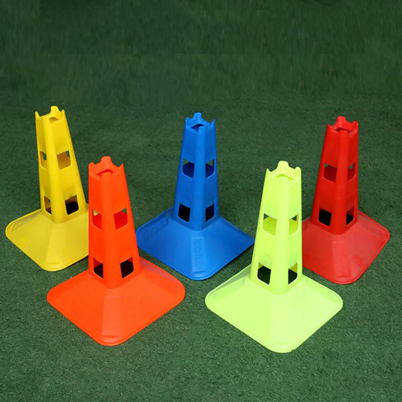 Description Picture 4 of item10PCS Durable Soccer Training Cones Set Colorful Marker Bucket Obstacles Props Agility Training Football Hurdles Roadblocks