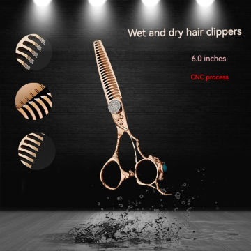 Japanese High-end Brand Razor Hair Scissors Safe Traceless Teeth Scissors Royal Star Samurai Mizutani Hair Scissors