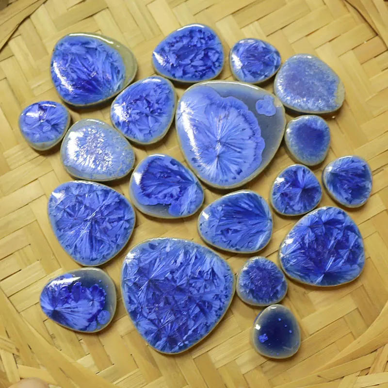 Description Picture 5 of item100g Oval Ceramic Mosaic Tiles Multi Color Mosaic Piece DIY Mosaic Making Stones for Craft Hobby Arts Home Wall Decoration arte