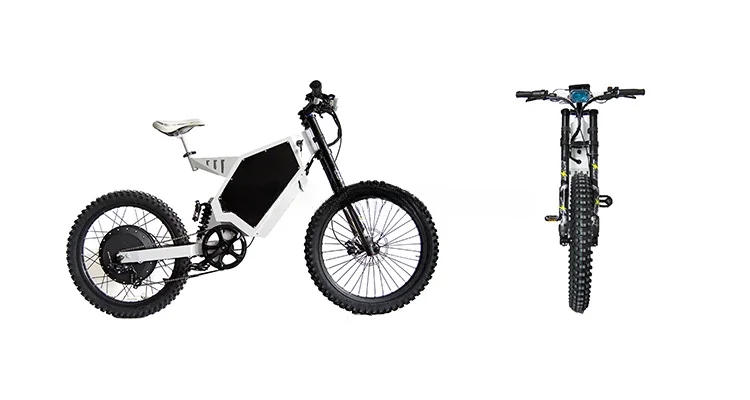 Description Picture 6 of itemNew style Super  bomber 3000w power  electric city bike 48V  31.2AH Lithium battery 20 inch tires enduro ebike for adults