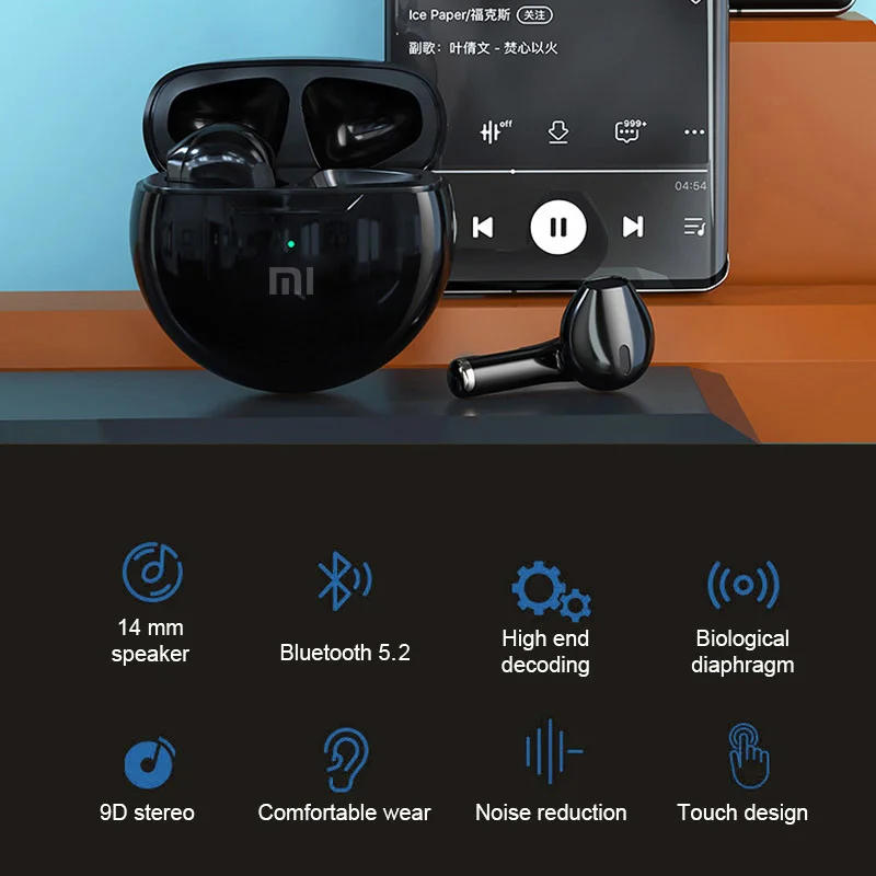 Description Picture 5 of itemXiaomi Wireless Bluetooth Earphones TWS 5.2 Headset Sport Earbuds Waterproof Headphones In-Ear HiFi With Mic For IOS Android