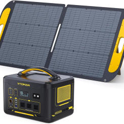 1500W Solar Generator with 110W Panels Included 828Wh Portable Power Station 110W Portable Solar Panel LiFePO4 Battery Pack