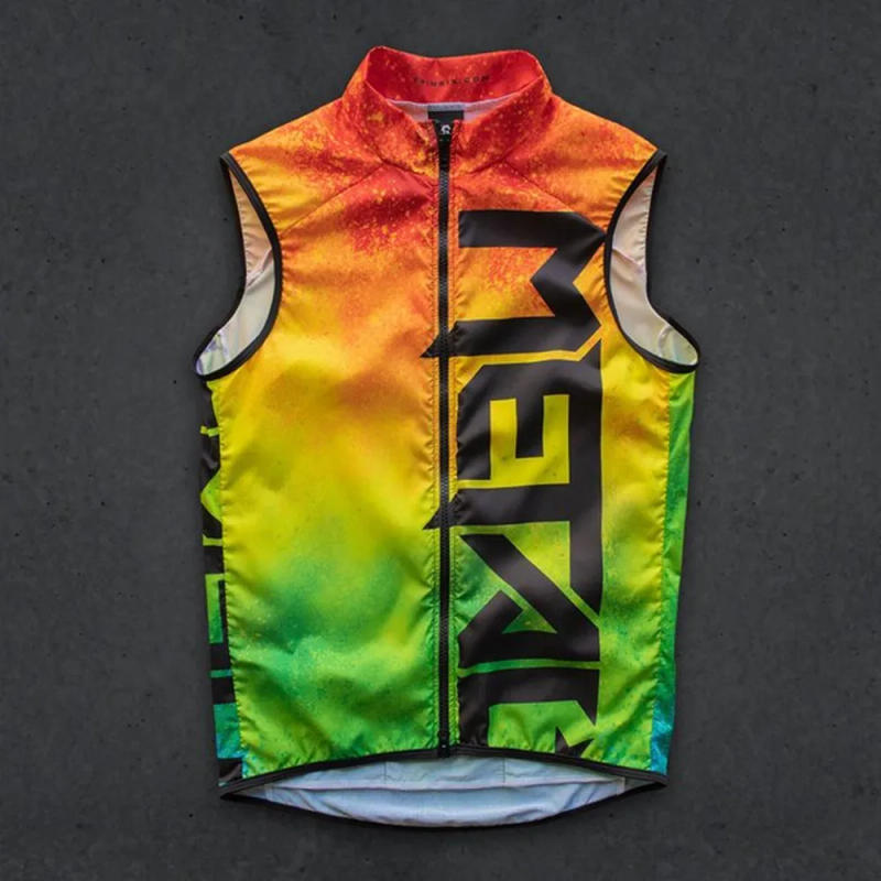 Description Picture 6 of itemCycling Windbreaker Twin Six 6 Bicycle Windshield Jacket Men Windproof Raincoat Chubasquero Ciclismo Sleeveless Waterproof Vest
