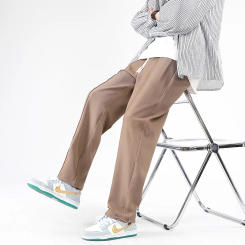 4 Colors!2024 Summer New Men's Casual Pants High Quality Straight Leg Sports Pants Japanese Streetwear