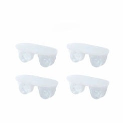 4pcs Mini Self-Adhesive Storage Box Pulley Heavy Duty 360° Rotation Caster Wheels No- punching Silent Universal Wheels Home