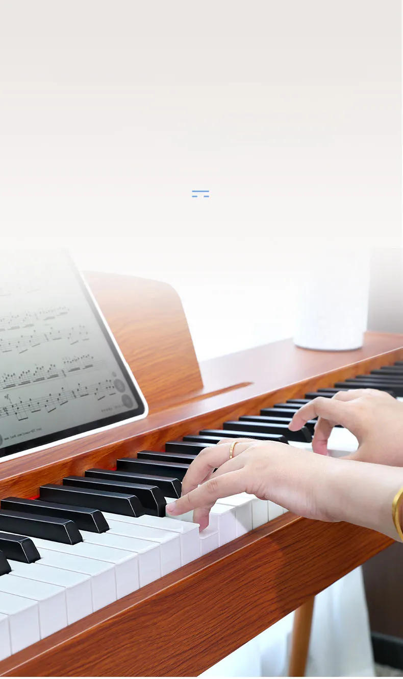 Description Picture 4 of item88 Key Intelligent Electric Piano Adult Children Professional Electronic Organ Beginners Home Musical Keyboard Instruments