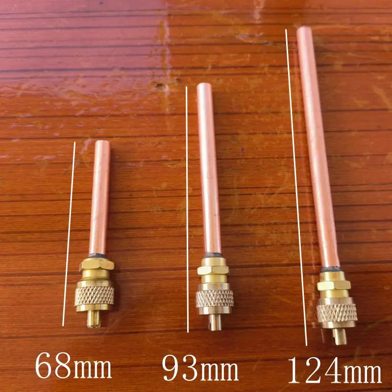 Description Picture 2 of item10pcs Air Conditioner Refrigeration Access Valves 6mm OD Copper Tube Filling Parts