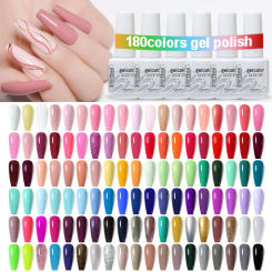 Arte Clavo Art Nails Varnish Top Base Coat Gel Nail Polish UV LED Lamp 115 Colors Soak Off Nail Manicure Semi Permanent 8ml DIY