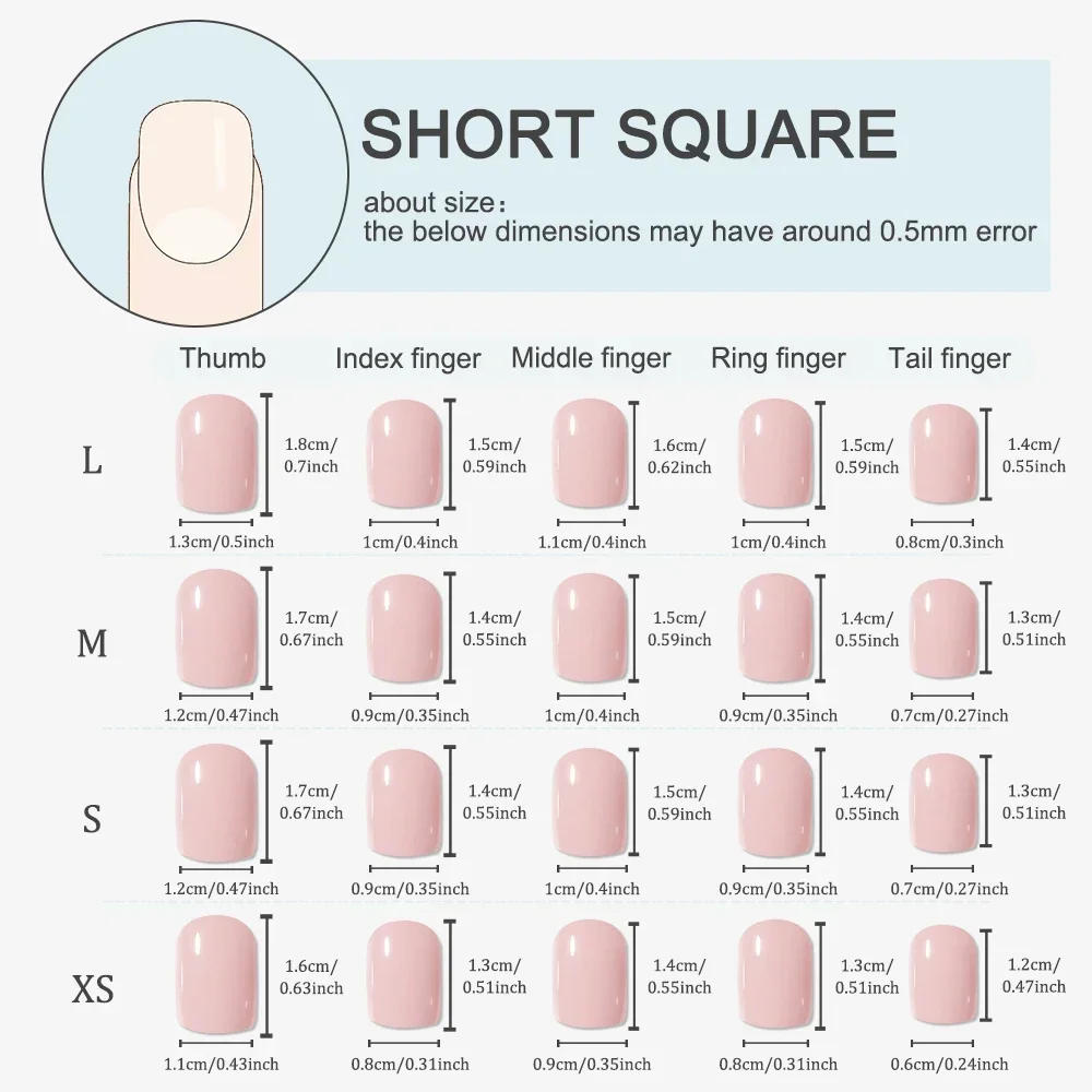 Description Picture 2 of item10Pcs Handmade Press On Nails Sparkling Purple Cat's Eye Ice Butterfly Short Square False Nails with Jelly Gel Glue Small Stick