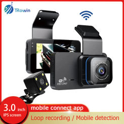 HD 1080P 3-Inch Driving Recorder Car Charge WIFI Dual Lens Front And Rear Dual Lens Dash Cam Vehicle Accessories Black Box
