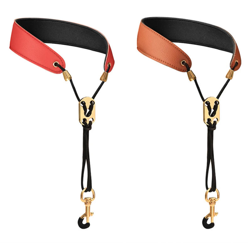 Description Picture 2 of itemLeather Saxophone Neck Strap For Soprano Tenor Alto Baritone Sax Multi Color Soprano Tenor Alto Sax And Clarinets Oboes