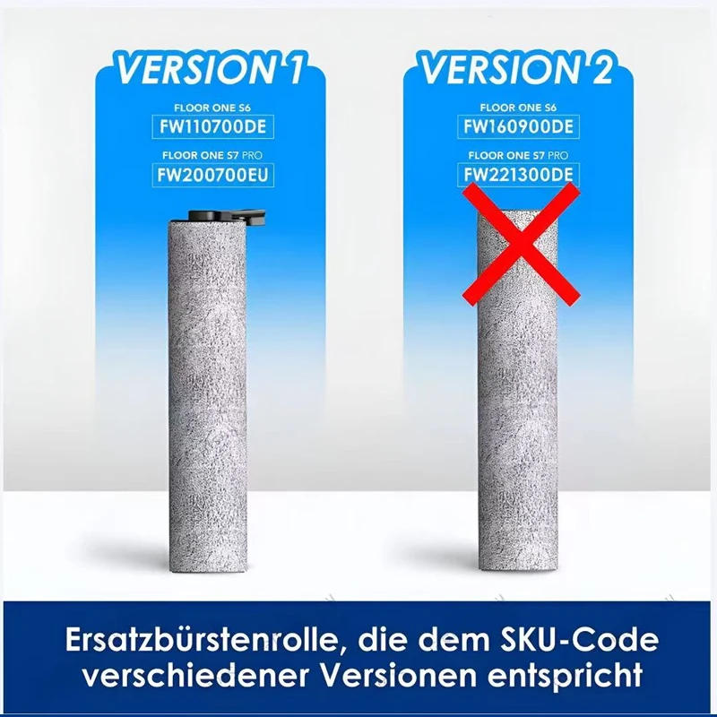 Description Picture 2 of itemTINECO Original Brush Roller and HEPA Filter for Floor One S7 Pro Smart Wet/Dry Vacuum Cleaner Accessories and Replacement Parts