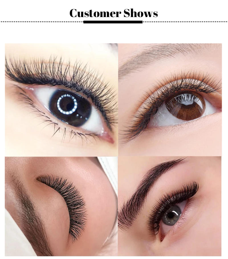 Description Picture 4 of itemLashine W Shaped Lashes 2D 3D 4D 5D Premade Volume Fans Faux Mink Eyelashes Brazilian Volume C/D Curl Natural Soft YY Lashes