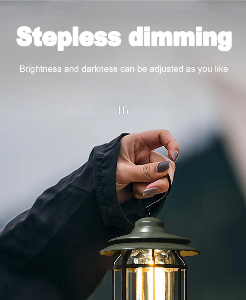 Description Picture 4 of itemUSB Rechargeable Camping Light Stepless Dimming Portable Waterproof Hanging Tent Light For Adventure picnic Home Decoration