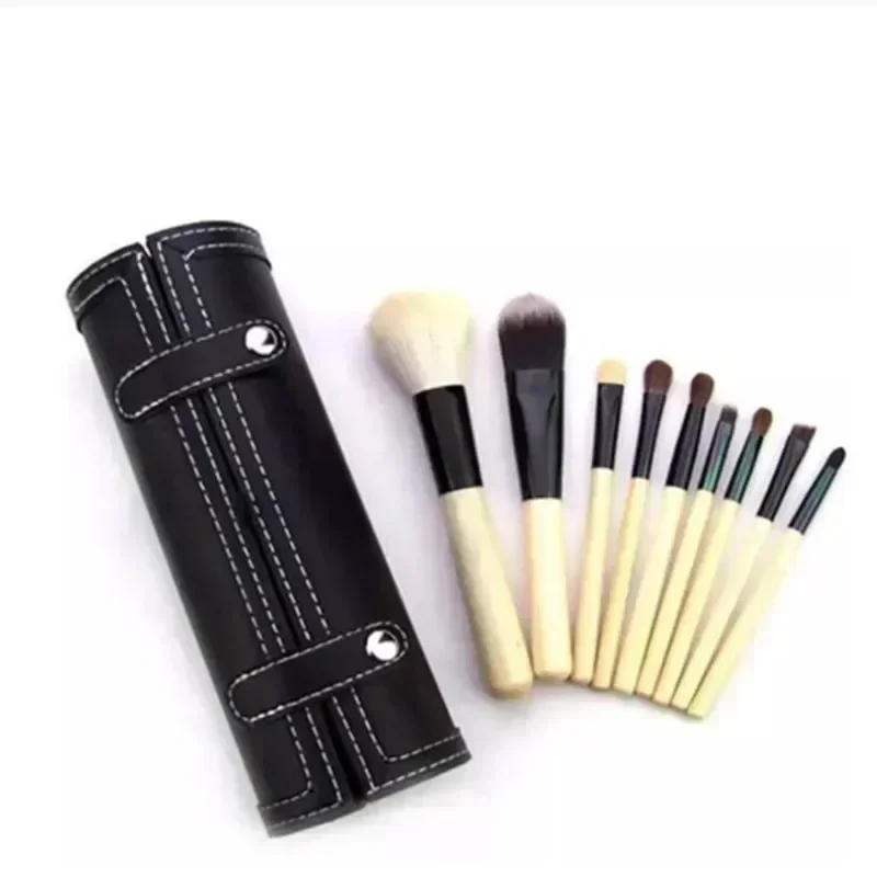 Description Picture 3 of item2025 New Arrival 9pcs Set Brown Professional Cosmetic Make Up Brush bc5 Makeup Tool