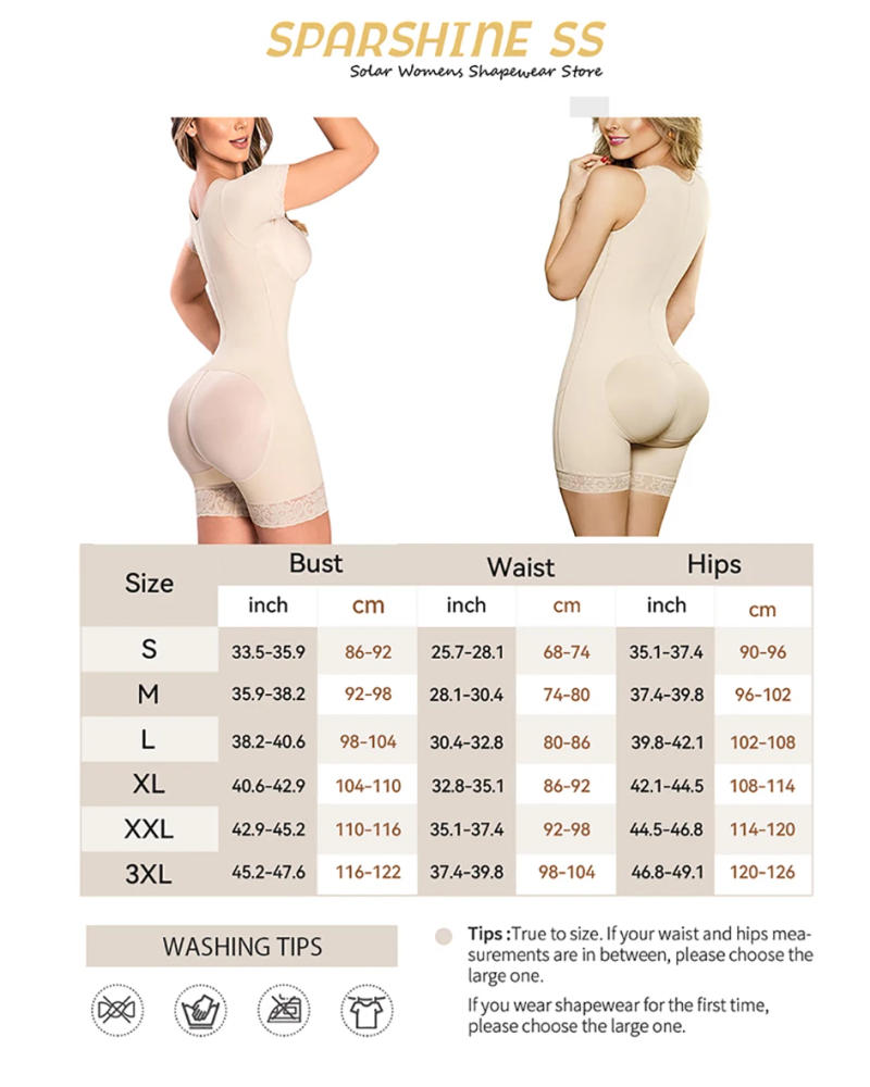 Description Picture 3 of itemFajas Colombian Girdles Modeling Postpartum Bbl Stage 2 Butt Lifter Body Shaper Bodysuit Corset Slimming Shapewear for Women
