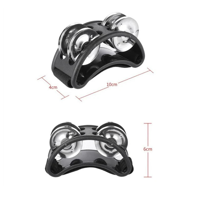 Description Picture 4 of itemFoot Tambourine Musical Instrument Percussion Foot Drum Foot Shaker Musical Instrument For Singer Guitar Players KTV Party